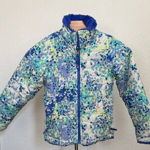 The North Face Kids Multicolor Patterned Puffer Jacket